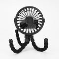 Portable USB Mini Octopus Fan with Light & Flexible Tripod Portable USB Fan Oasis Select Black N/A