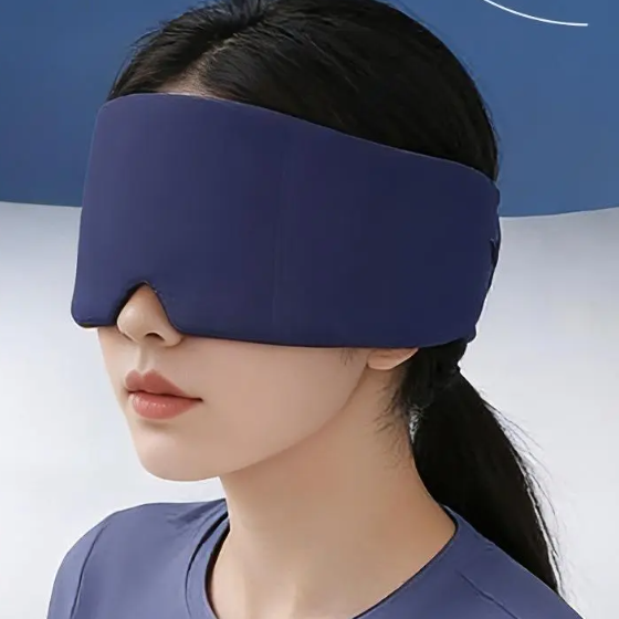 Cooling Light-Blocking Sleep Mask | Soft & Adjustable Cooling Sleep Mask Oasis Select