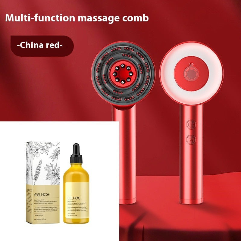 Infrared Scalp Massager Comb & Light Therapy Hair Care Set Scalp Massager Comb Oasis Select