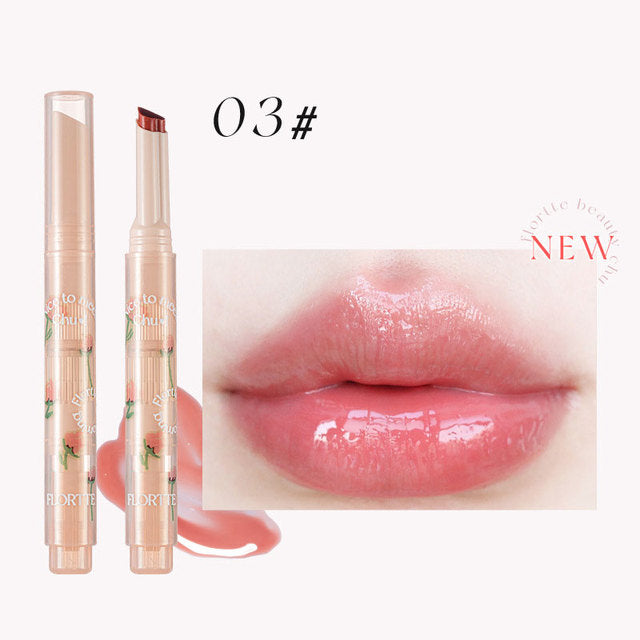 FLORTTE First Kiss Love Stick Lipstick Pen with Mirror Lipstick Pen Oasis Select 03