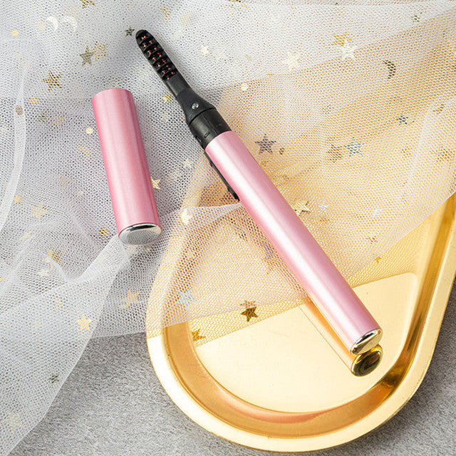 Electric Heated Eyelash Curler – Long-Lasting, Lifted Lashes Heated Eyelash Curler Oasis Select Pink bubble bag