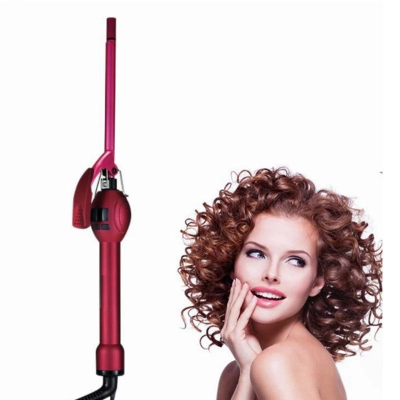 Professional 9mm Curling Iron with LCD Display | Ceramic Ceramic Curling Iron Oasis Select