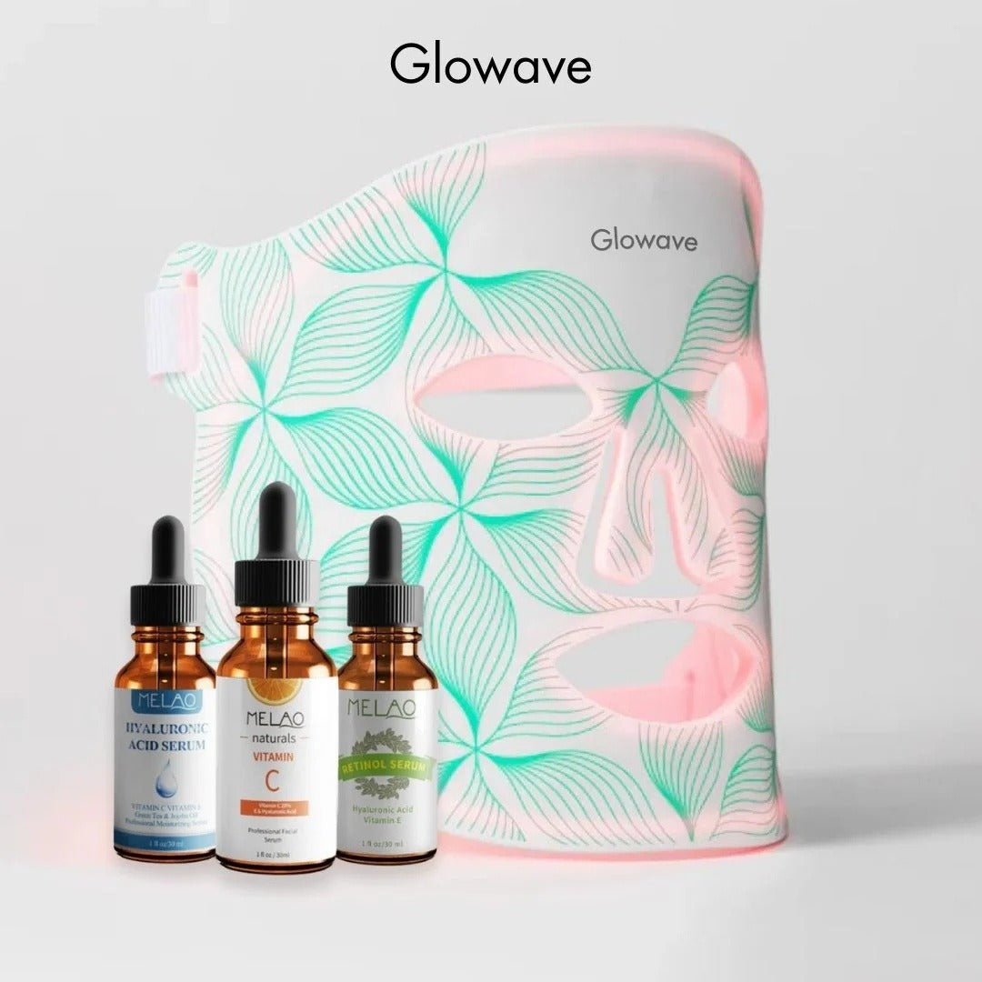 Photonic Silica Gel LED Facial Mask | Skin Rejuvenation Device LED Facial Mask Device Oasis Select Set One Size