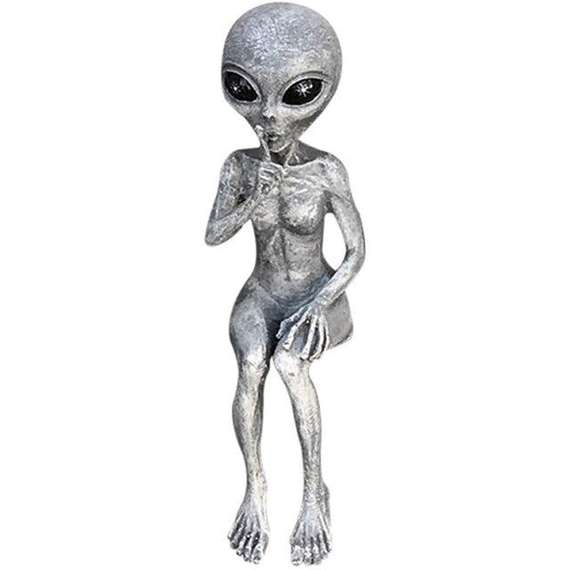 Alien Garden Figurine Set – Resin Statue for Indoor/Outdoor Garden Figurine Set Oasis Select Alien Woman