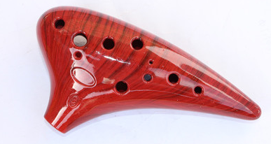 6-Hole Alto Ocarina | Eco-Friendly Resin, Multiple Designs Alto Ocarina Oasis Select Wood grain 12