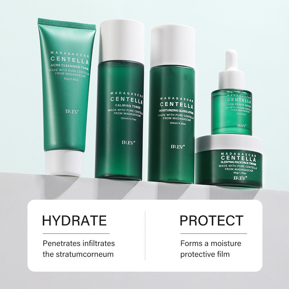 Snow Grass Facial Skincare Set – Toner, Serum, Cream & More Facial Skincare Set Oasis Select