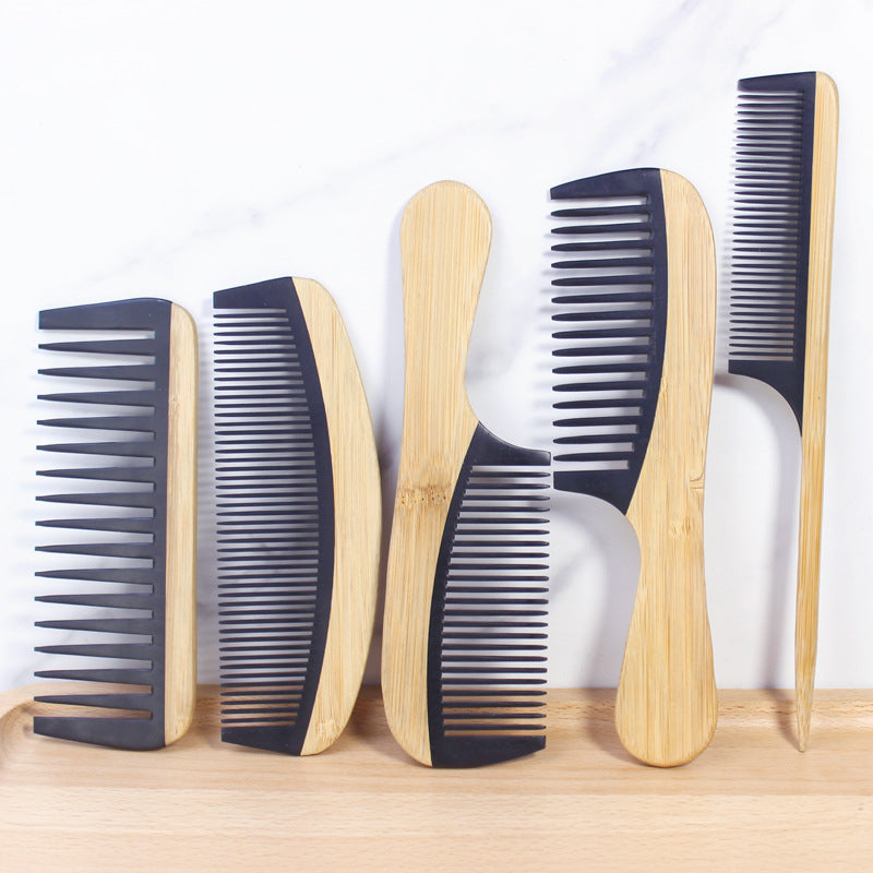 Natural Bamboo Hair Comb – Anti-Static Wooden Comb for Women Bamboo Hair Comb Oasis Select