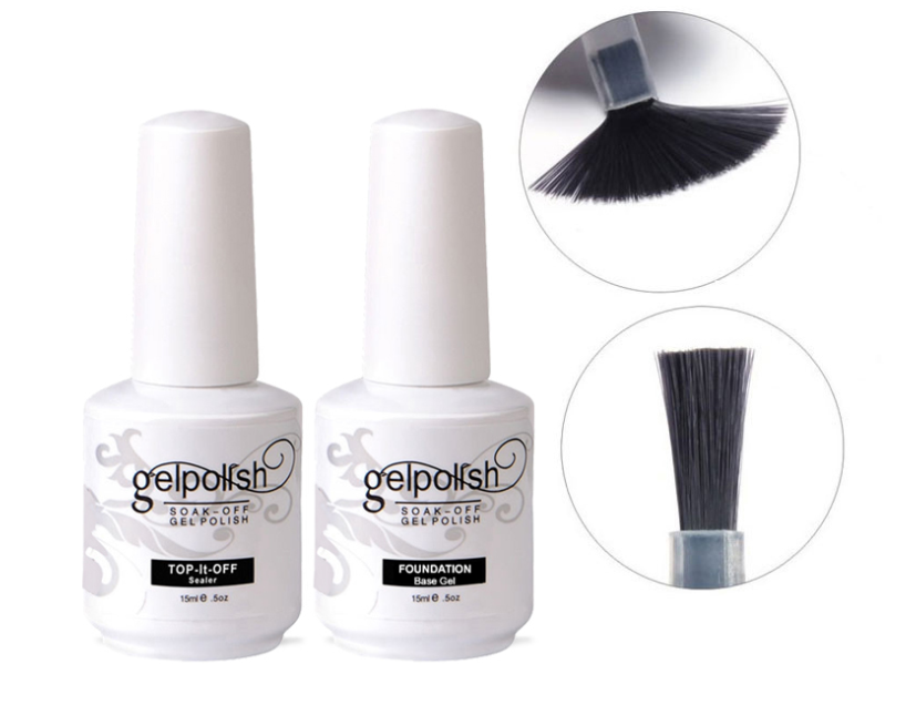 Nail Polish & Gel Top Coat Base Coat 15ml | Oasis Select Nail Polish & Gel Oasis Select Top+Base