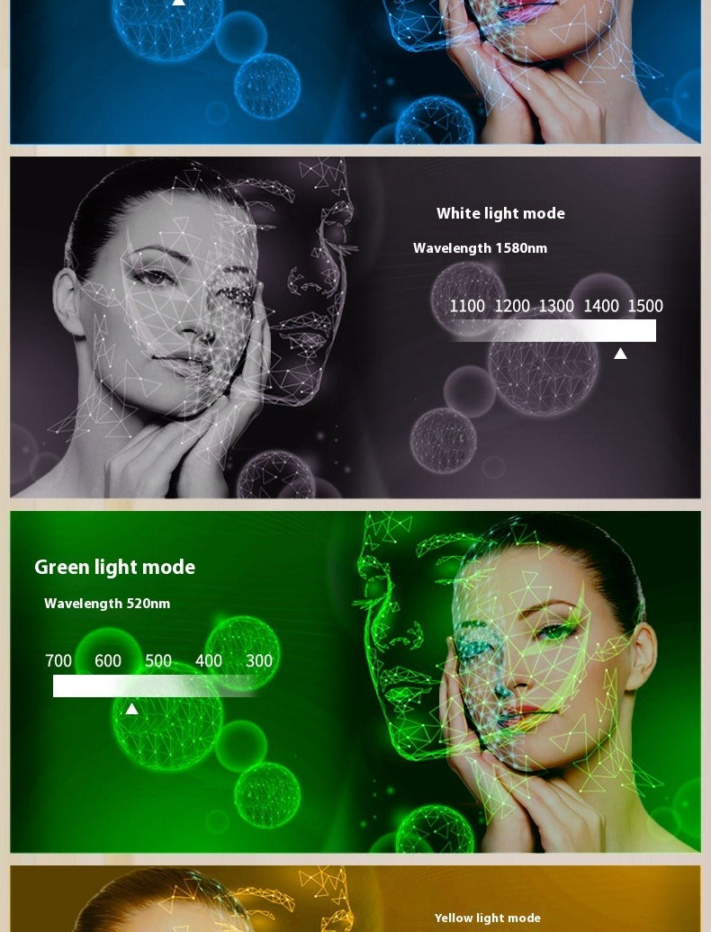 7-Color LED Photon Beauty Mask | Skin Rejuvenation Device LED Skin Care Mask Oasis Select
