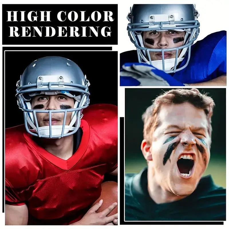 3-Pack Camouflage Face Paint – Black, Green & Brown Oil Paint Camouflage Face Paint Oasis Select