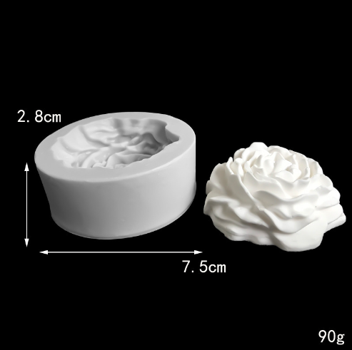 Big Peony Silicone Soap Mold – DIY Craft & Baking Mold Silicone Craft Mold Oasis Select Small peony flower mold