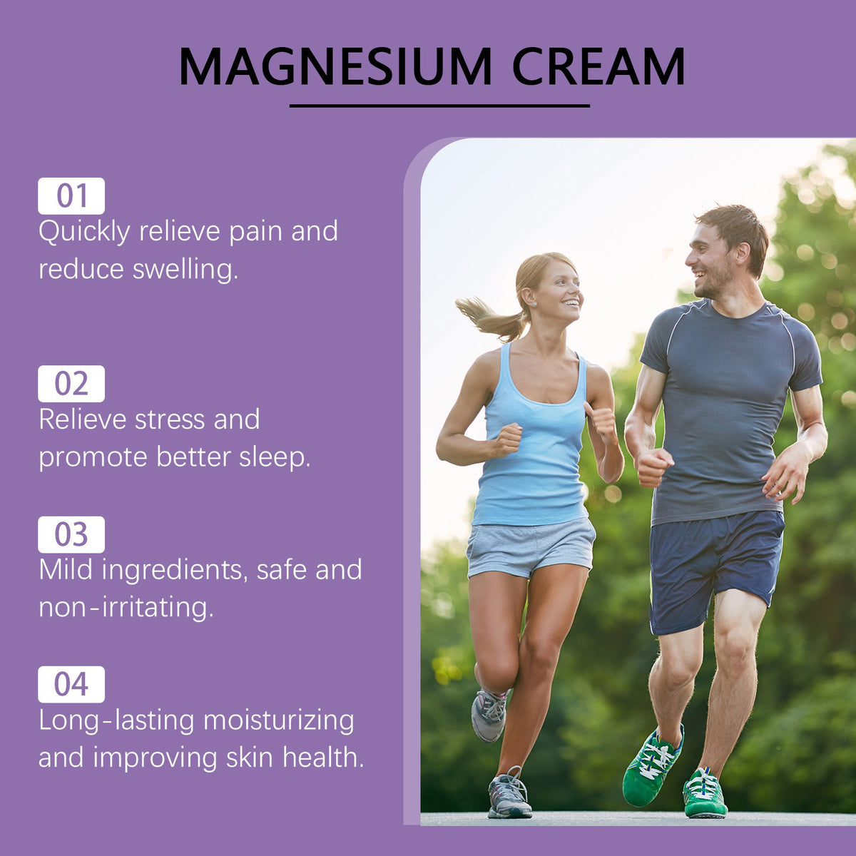Magnesium Body Cream – Daily Massage & Relaxation | 60g Magnesium Body Cream Oasis Select