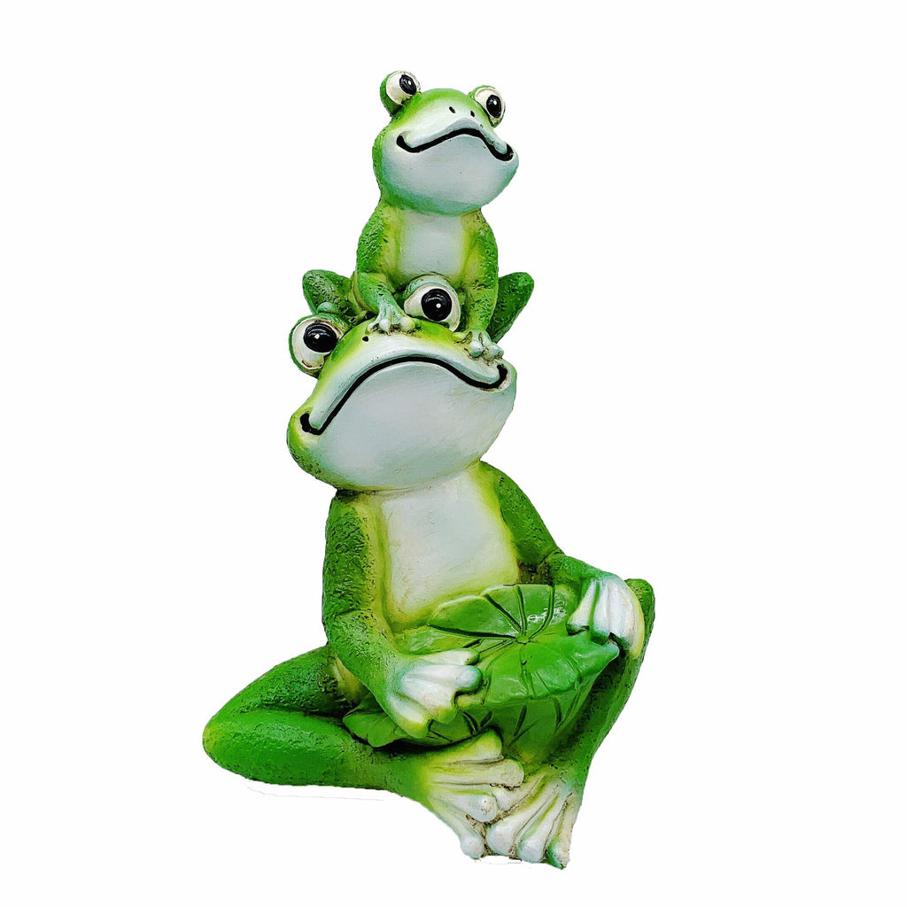 Frog Resin Garden Statue – With or Without Umbrella Garden Resin Statue Oasis Select