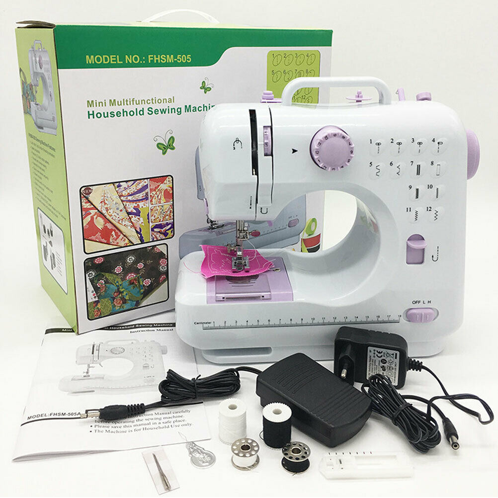 Electric Sewing Machine for Beginners – 12 Stitches, Adj. Speed Electric Sewing Machine Oasis Select