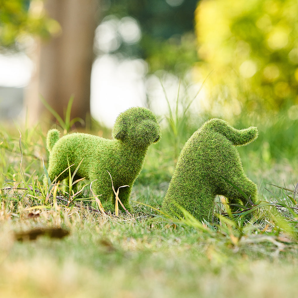 Kawaii Puppy Resin Figurines – Cute Animal Home Décor Statues Resin Animal Figurine Oasis Select