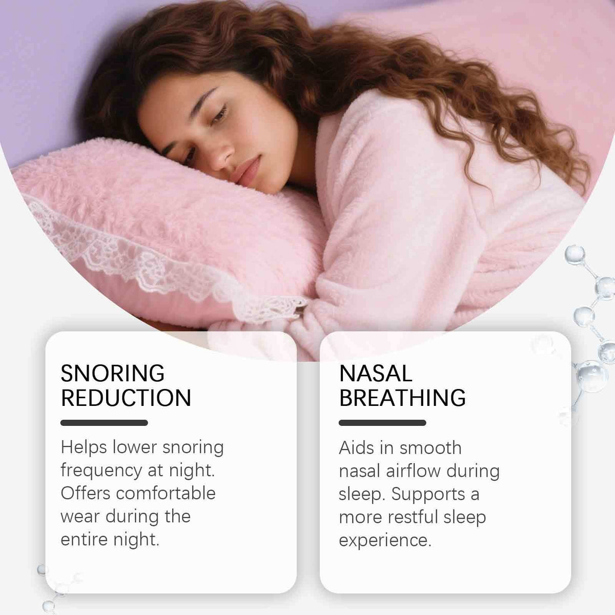 Lavender & Mint Nasal Strips for Better Sleep – 30 Pack Nasal Breathing Strips Oasis Select