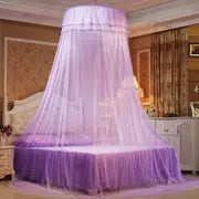 Round Ceiling Mosquito Net with Butterfly Decor – 6 Colors Bed Canopy Net Oasis Select Purple
