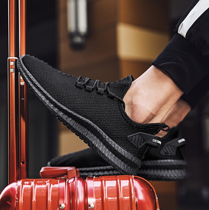 Men's Breathable Knit Mesh Running Sneakers | Athletic Shoes