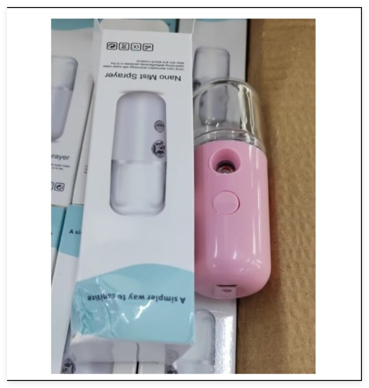 Nano USB Face Mister & Portable Sanitizer Sprayer – 30ml Nano Face Mister Oasis Select Pink Standard