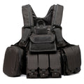 Tactical Camouflage Vest | Multi-Pocket Outdoor Paintball Gear Tactical Vest Oasis Select Black