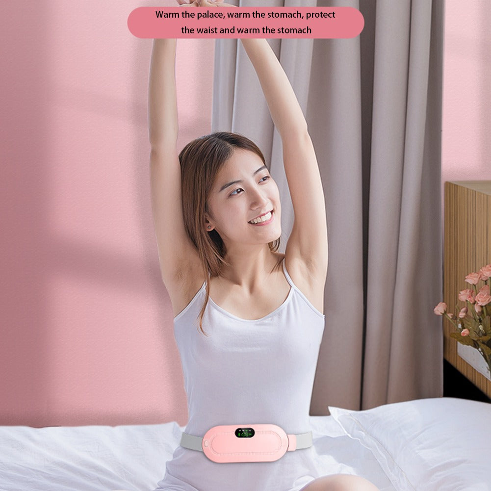 Smart Heating Pad Belt – Warmth & Vibration Massage | USB Heating Massage Belt Oasis Select
