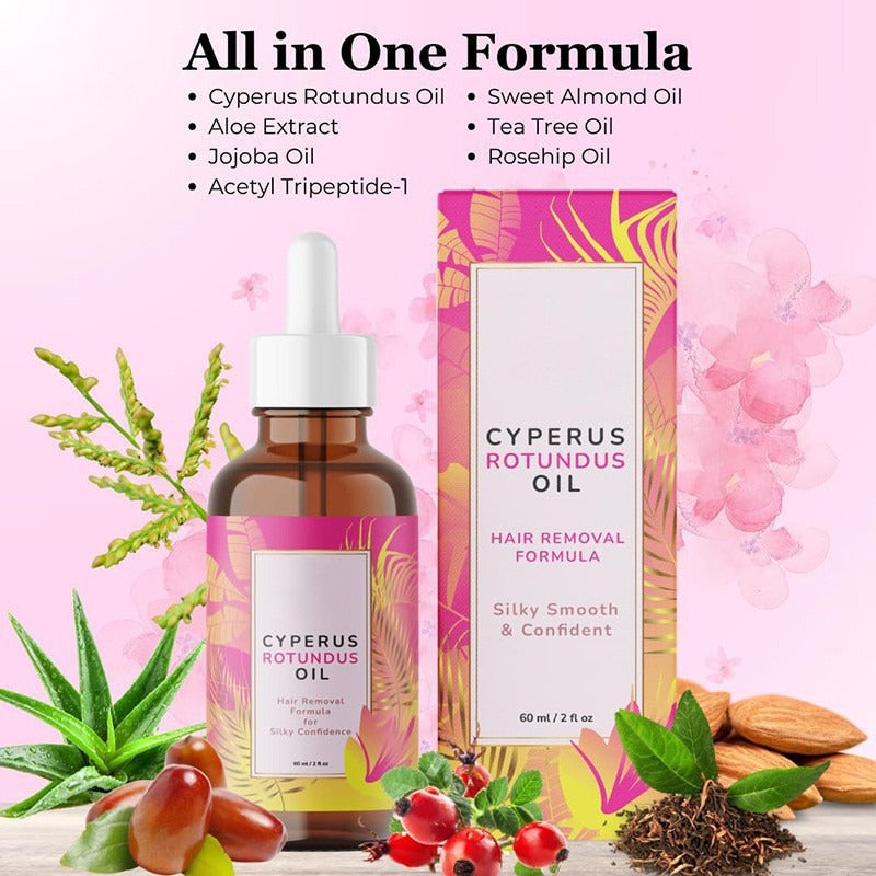 Cyperus Rotundus Natural Hair Removal Oil 60ml | Oasis Select Hair Removal Oil Oasis Select