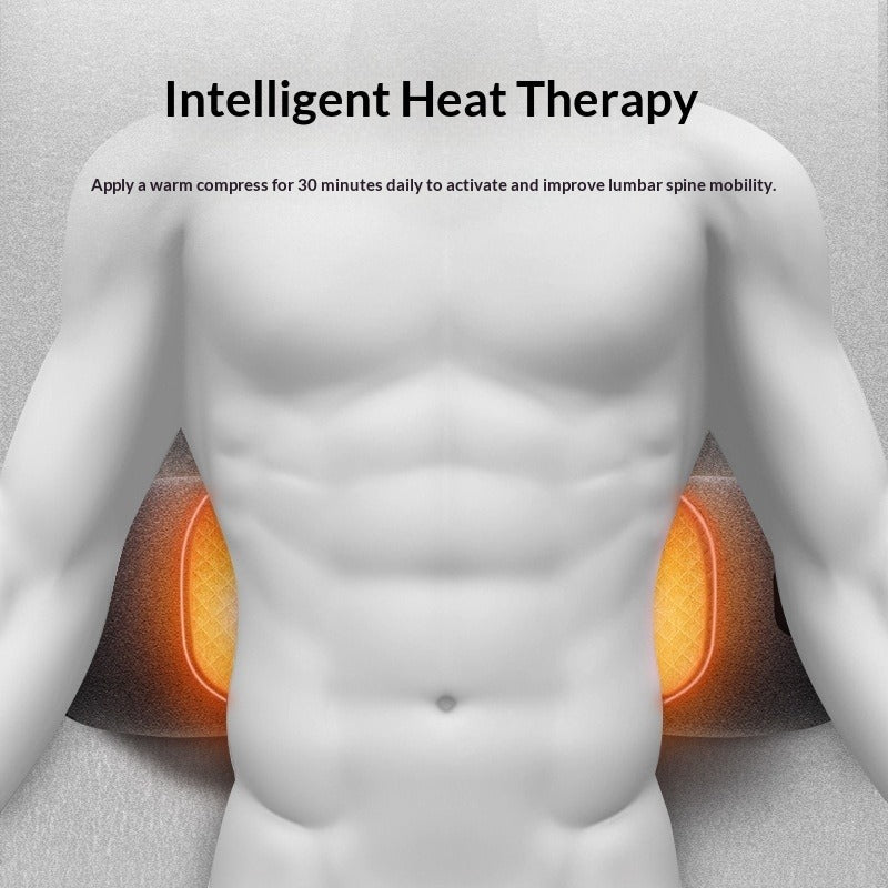 Memory Foam Airbag Lumbar Cushion with 3 Massage Modes Massage Lumbar Cushion Oasis Select