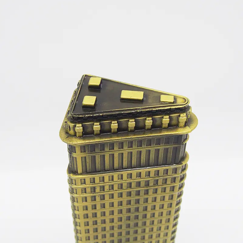 Flatiron Building Metal Model – Bronze Alloy Landmark Figurine Landmark Metal Figurine Oasis Select