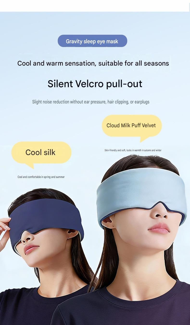 Cooling Light-Blocking Sleep Mask | Soft & Adjustable Cooling Sleep Mask Oasis Select