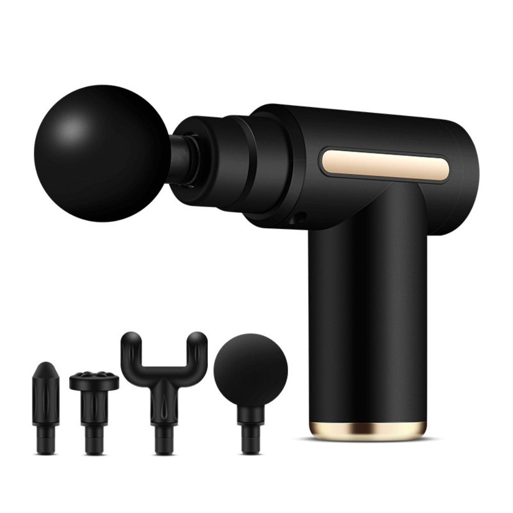 USB Mini Massage Gun with LED Display & 4 Heads Percussion Massage Gun Oasis Select