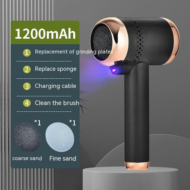 Electric Foot Scrubber with UV Light – Rechargeable Pedicure Tool Electric Foot Scrubber Oasis Select