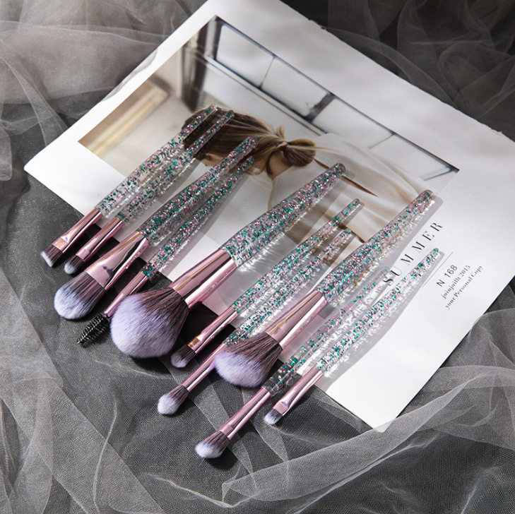 10-Piece Makeup Brush Set – Blend, Contour & Highlight Makeup Brush Set Oasis Select