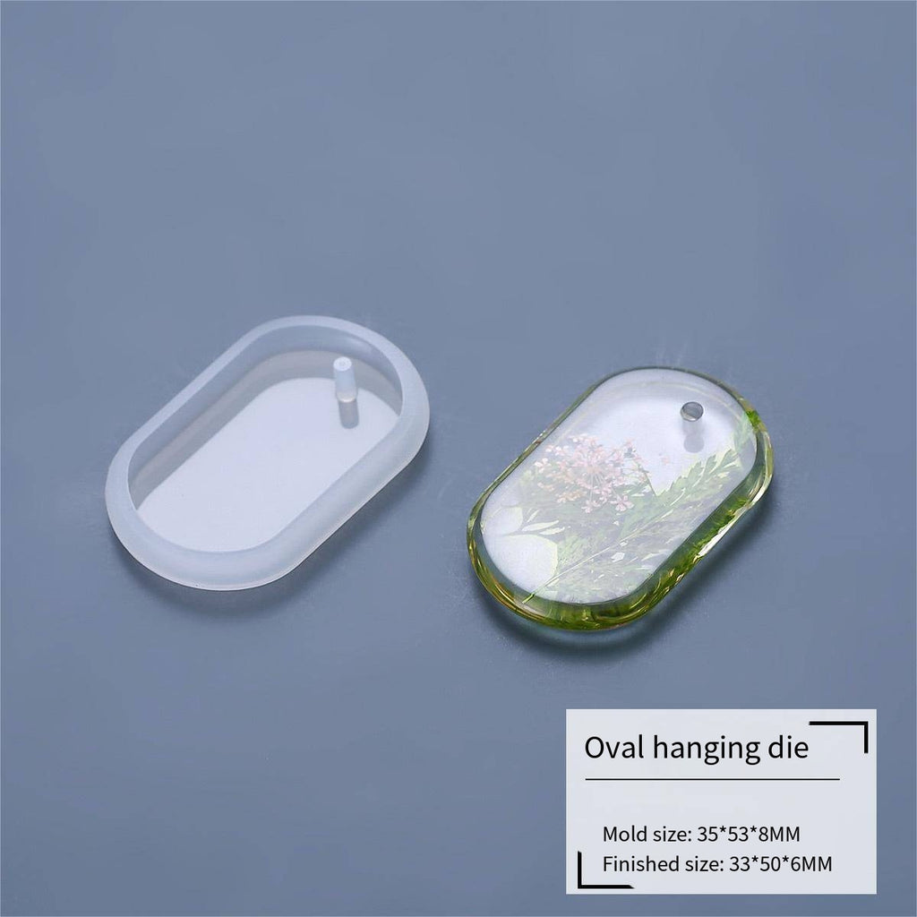 Silicone Epoxy Mold Set – Heart, Oval & Pendant Shapes Resin Craft Mold Oasis Select Oval