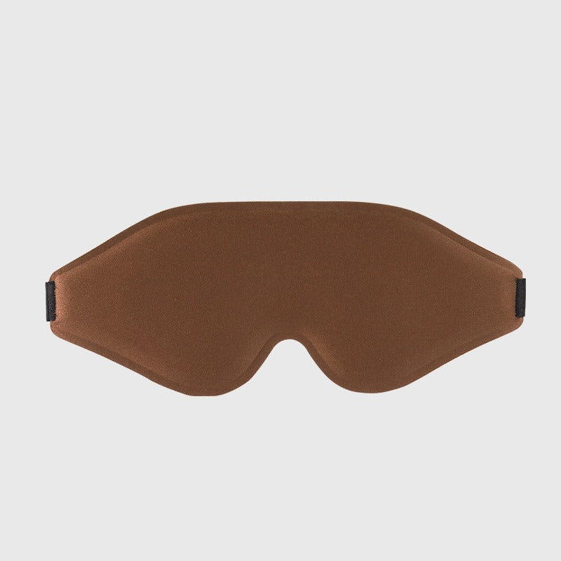 3D Contoured Blackout Sleep Mask | Deep Eye Socket Design Sleep Mask Oasis Select Camel Long