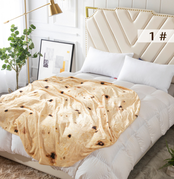 Milk Velvet Burrito Blanket – Soft Cozy Wrap | 3 Sizes Novelty Throw Blanket Oasis Select 1 180cm