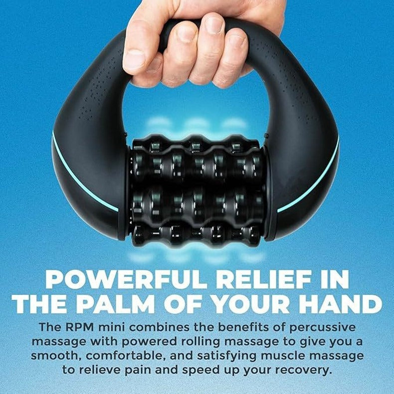 Mini Rolling Percussive Massager – 3-Speed Rechargeable Percussive Massager Oasis Select