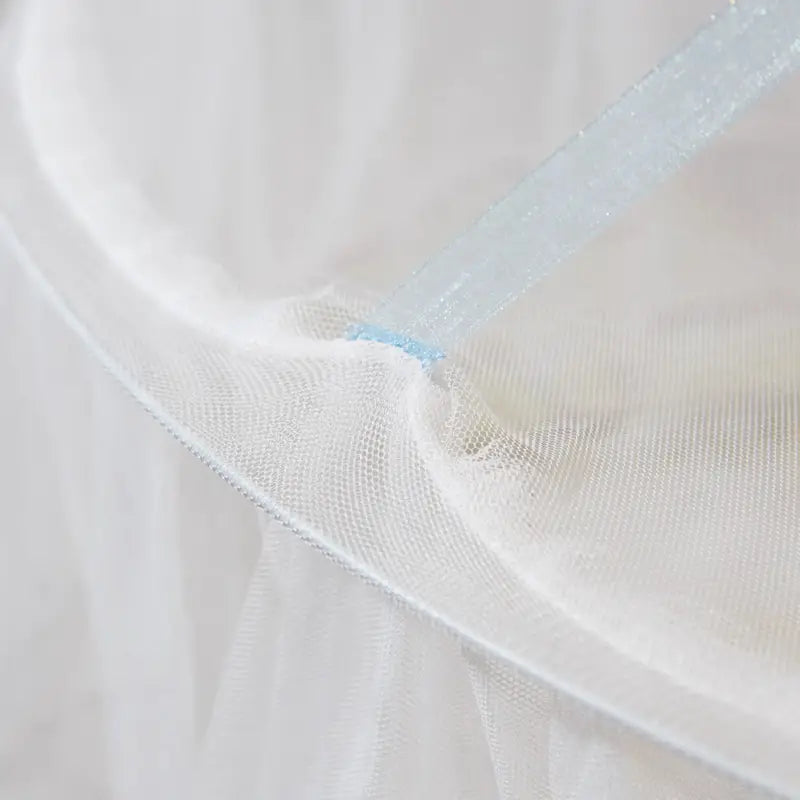 Round Ceiling Mosquito Net with Butterfly Decor – 6 Colors Bed Canopy Net Oasis Select