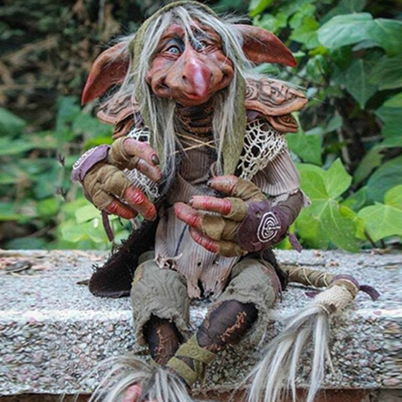 Gothic Vintage Garden Elf Goblin Sculpture | Outdoor Decor Garden Figurine Sculpture Oasis Select