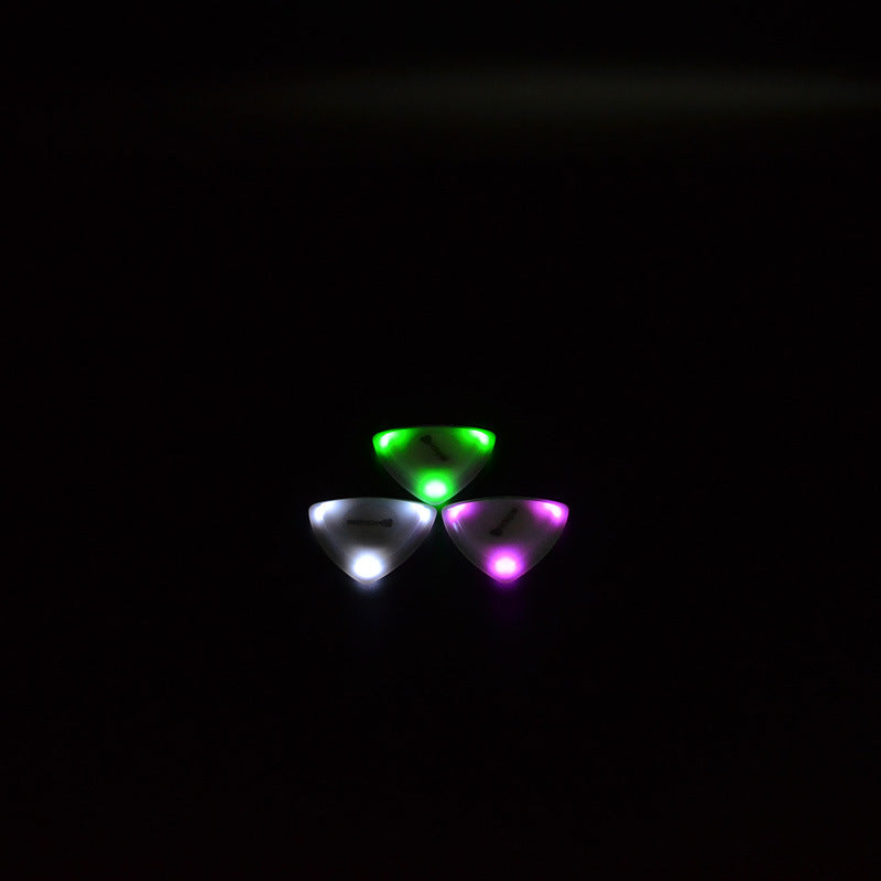 LED Light-Up Guitar Picks – Illuminated Triangle Picks LED Guitar Picks Oasis Select