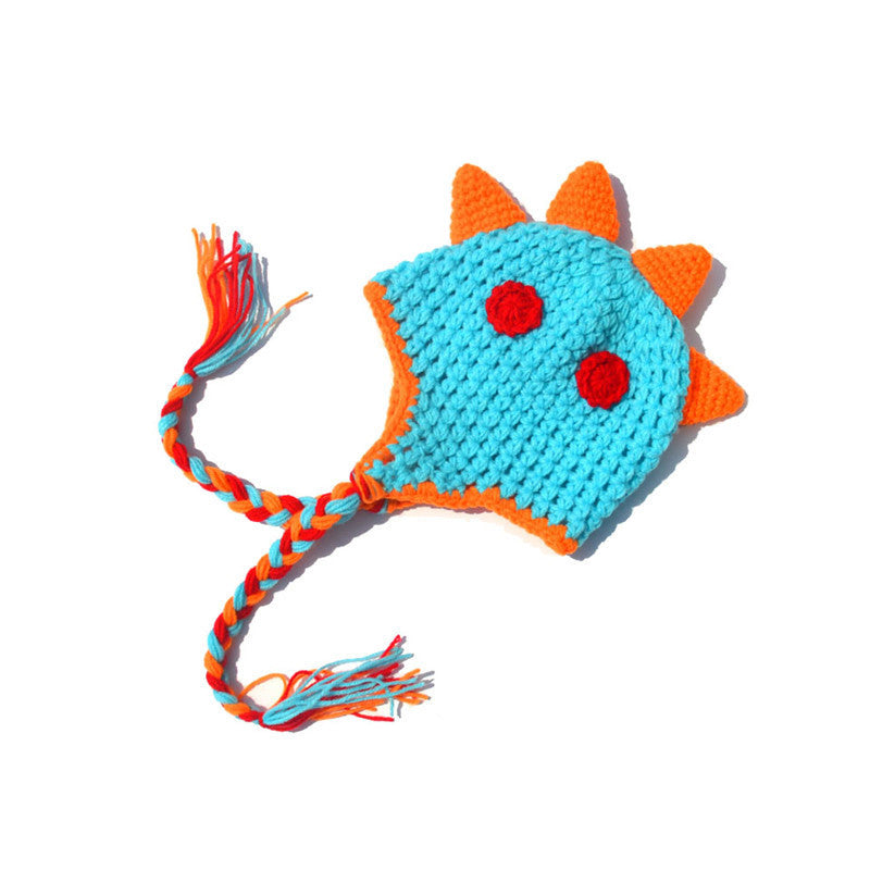 Dinosaur Knitted Photography Hat Set for Newborns Baby Photography Hat Oasis Select