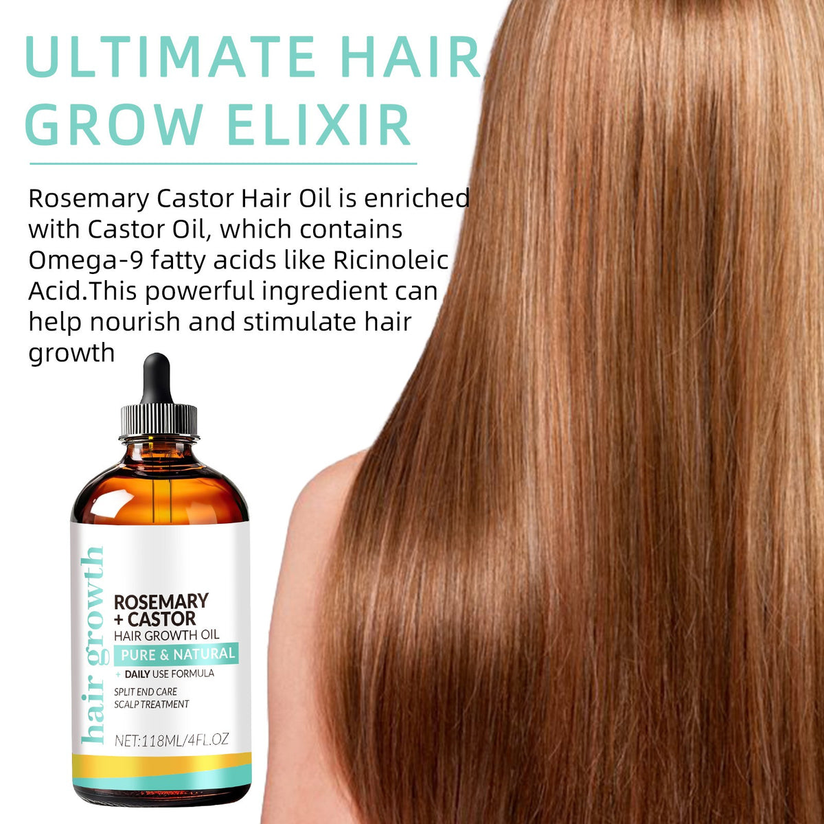 Lavender Hair Growth Oil Treatment – Moisturizing, Anti-Frizz Hair Treatment Oil Oasis Select