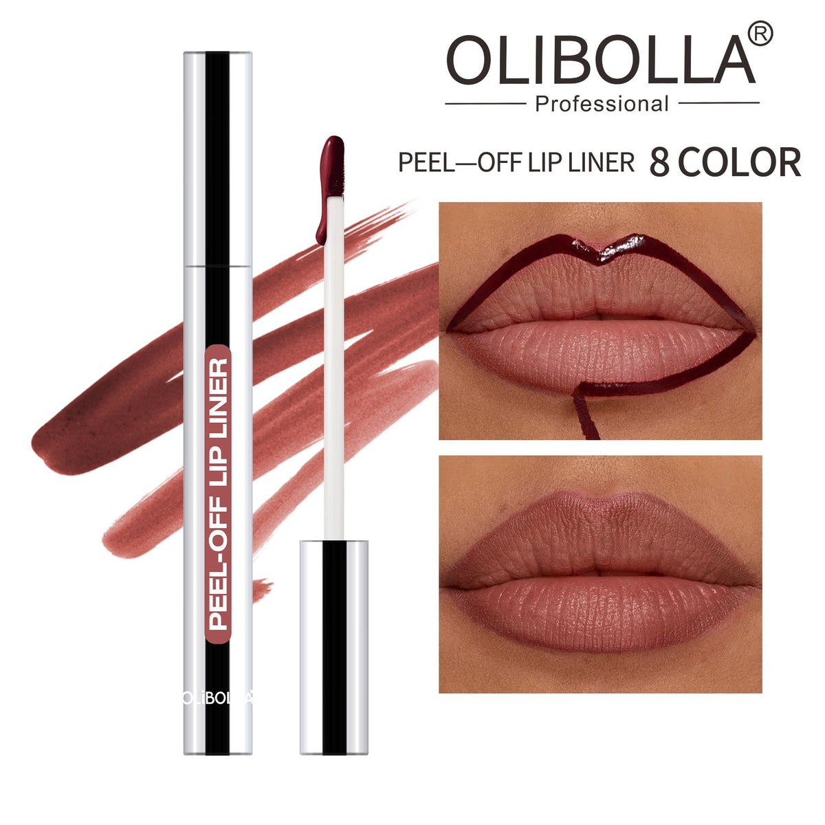 Waterproof Smudge-Proof Lip Liner Pencil | Long-Lasting Lip Liner Pencil Oasis Select