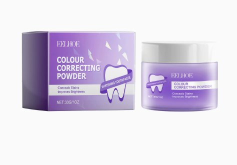Purple Teeth Whitening Set – Powder, Toothpaste & Pen Teeth Whitening Kit Oasis Select Purple Tooth powder