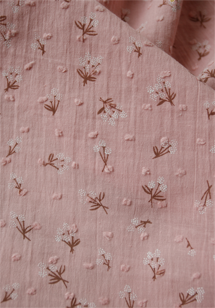 Daisy Embroidery Cotton Fabric 140cm – Kids Dress & Sewing Embroidery Cotton Fabric Oasis Select
