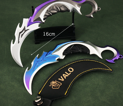 Valorant Shadow Reaper Dagger Metal Model 16cm | Collectible Gaming Collectible Model Oasis Select